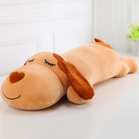 Lovely plush dog for girl sleep and christmas gift